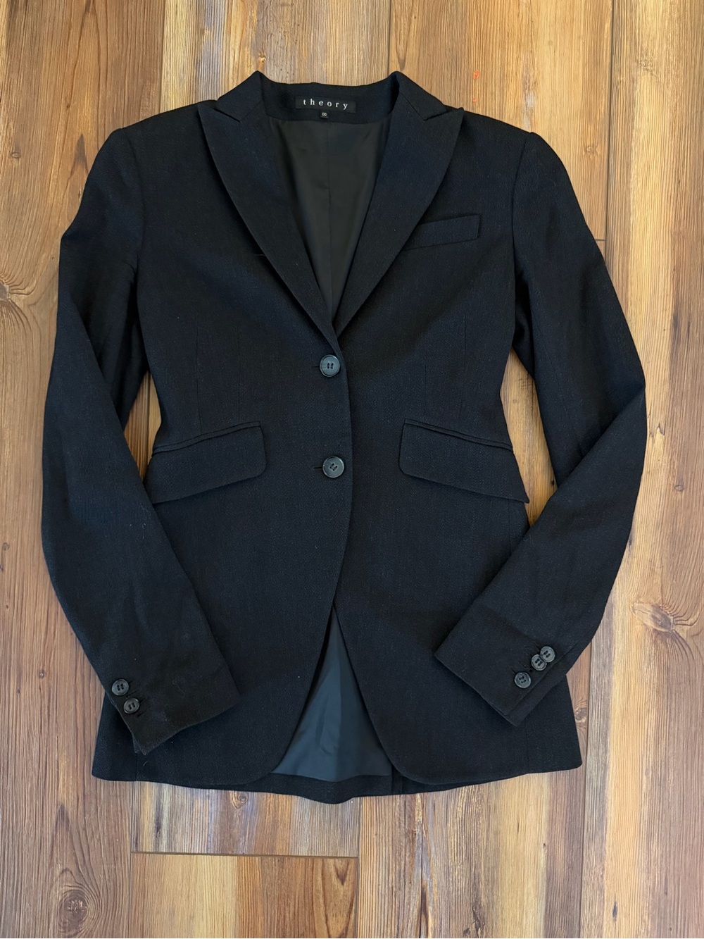 Theory Black Women's Tailored Blazer